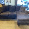 Cocoa Brown Three Seater Couch with Swappable Chaise