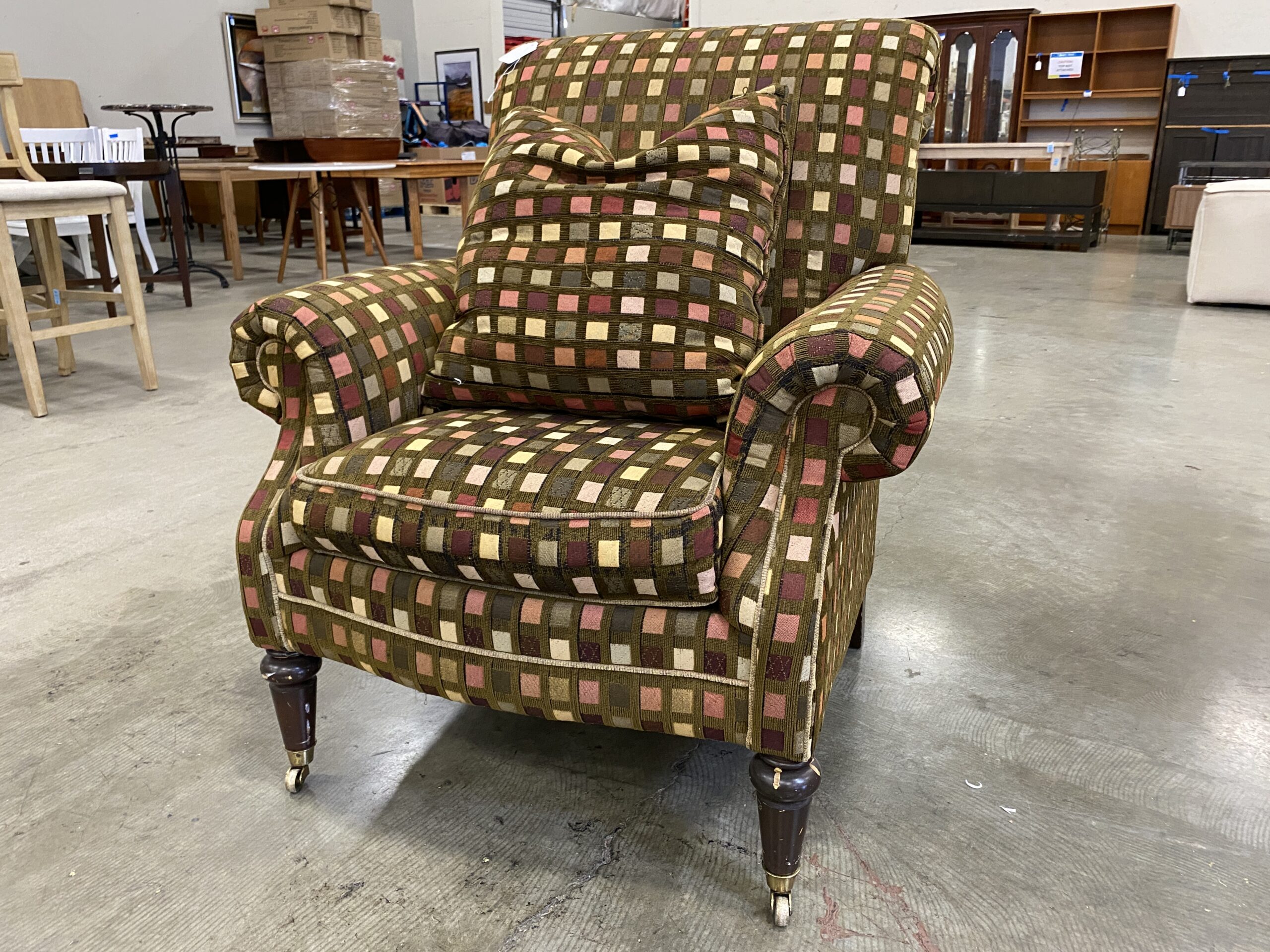 DREXEL HERITAGE社アームチェア DanshArtWeaving生地 DREXEL HERITAGE社アームチェア DanshArtWeaving生地 DREXEL HERITAGE