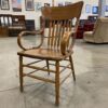 Wooden Dining Chair with Bentwood Arms