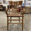 Wooden Dining Chair with Bentwood Arms