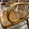 Wooden Dining Chair with Bentwood Arms