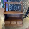 Vintage Farmhouse Style Three Drawer Shelf