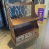 Vintage Farmhouse Style Three Drawer Shelf