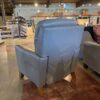 LA-Z-BOY Grey Leather Push Back Recliner Chair