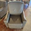 LA-Z-BOY Grey Leather Push Back Recliner Chair