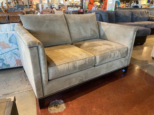 Made in USA Earthy Grey 60" Loveseat