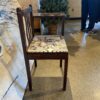 Antique Telephone Chair with Tapestry Seat