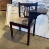 Antique Telephone Chair with Tapestry Seat