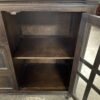 STYLE N LIVING Black Sideboard w/ 2 Glass Cabinets