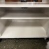 SOUTH SHORE White Nightstand w/ Bottom Storage