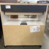 SOUTH SHORE White Nightstand w/ Bottom Storage