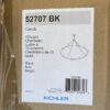 NEW! KICHLER Carrick 10-Light Chandelier, Black Finish Model #52707BK