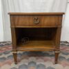 HENREDON Wooden Nightstand w/ Outlet