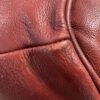 NATUZZI Red Leather 3 Seater Sofa