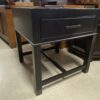 Black Finish Nightstand w/ Drawer