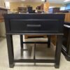 Black Finish Nightstand w/ Drawer