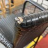Tall Dark Brown Wicker Outdoor Chairs (Set of 2)