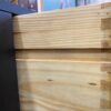 FOUR HANDS Trey Sideboard with Leather Handles in Blackwash Poplar