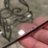 Flower Swirl Glass Top Wrought Iron Dining Table