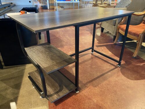 Minimal Open Desk w/ Shelf Storage