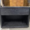RESTORATION HARDWARE Drifted Reclaimed Oak Open Nightstand