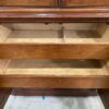 PENNSYLVANIA HOUSE Dark Cherry Breakfront China Hutch with Glass Shelves