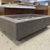 RESTORATION HARDWARE Ixtapa Rectangular Plinth Fire Table in Black Sand