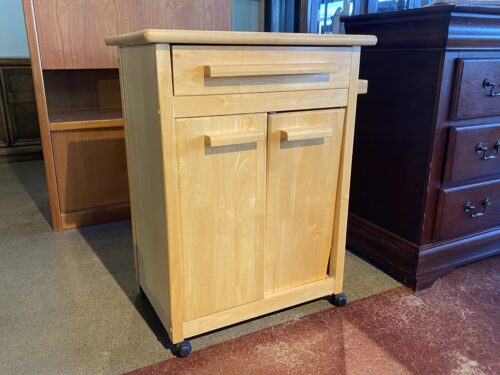 Petite Blonde Kitchen Cart