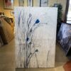 Abstract Floral Stretched Canvas Art