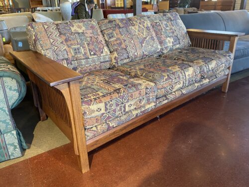 Mission Style 3-Seater Sofa