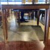 Tall Plaid Top Dining Table w/ Split Legs