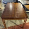 Tall Plaid Top Dining Table w/ Split Legs