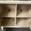 Natural Wood Mirrored Credenza