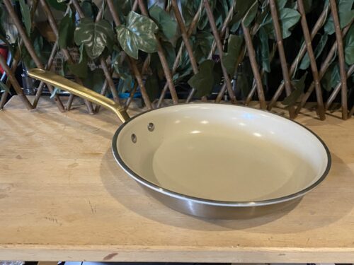 MADE IN CeramiClad Nonstick 10" Frying Pan w/ Gold Handle