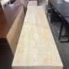 Natural Wood Mirrored Credenza