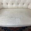 PIER 1 IMPORTS Rolled Arm Tufted Cream Loveseat