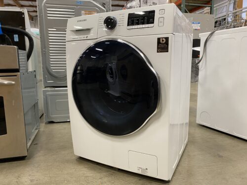 SAMSUNG White Stackable Electric Washing Machine  Model #WW22K6800AW-A2