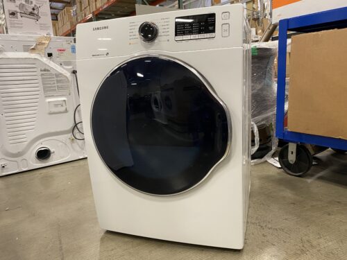 SAMSUNG White Stackable Electric Dryer Model #DV22K6800EW/A1