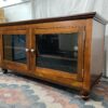 Dark Wood Media Cabinet w/ 2-Doors