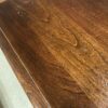 Dark Wooden 10-Drawer Longboy Dresser w/ Brass Hardware