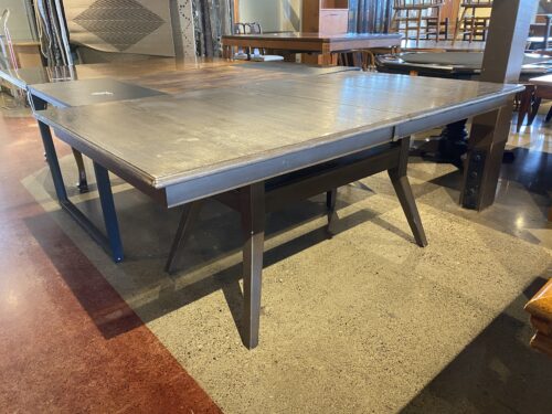 Stylish Grey Rectangular Dining Table