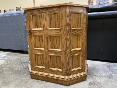 Vintage Breakfront Console Table with Cupboard Storage