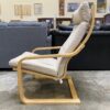 IKEA Poang Lounge Chair in Cream