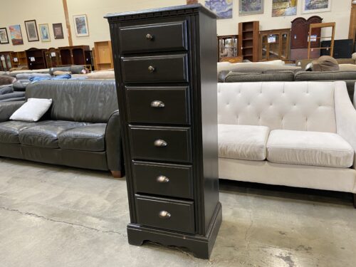 BROYHILL 6 Drawer Black Lingerie Chest