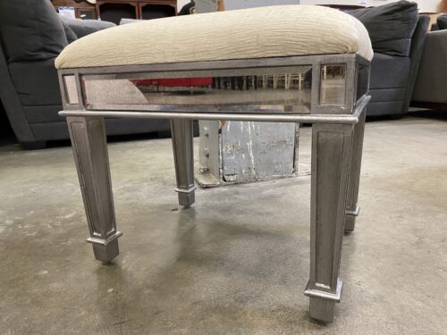 PIER 1 IMPORTS Haywoth Mirrored Ottoman