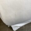 White Slipcover 3-Seat Sofa w/ Lounger