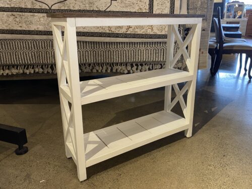 Shallow 2-Tone X-Side Entry Table