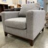 APRICOT Light Grey Fabric Accent Chair