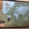 World Map with Mirrored Back