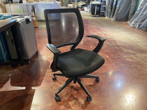 Adjustable Black Mesh Back Office Chair